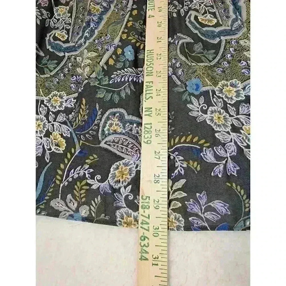 Free People Dress Size S Rain Shine Mini Tunic Boho Floral Paisley Oversized - Picture 14 of 16